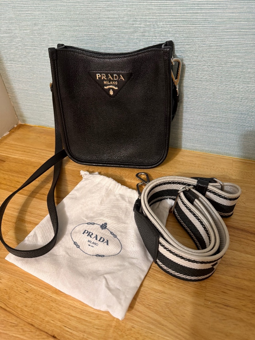 Prada Mini Vitello leather shoulder bad